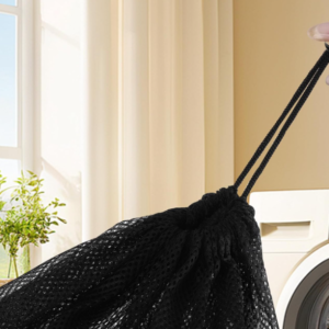 4-Piece Large Mesh Laundry Bags with Drawstring Closures
