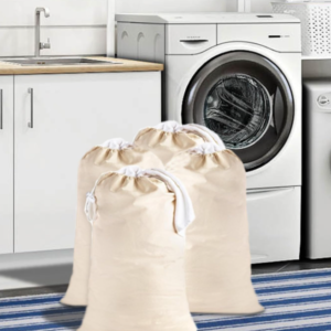 4-Pack Extra Large Reusable Laundry Bags for Household Use