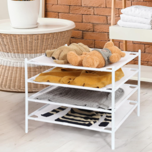 4-Pack Stackable Mesh Drying Racks for Delicate Clothing