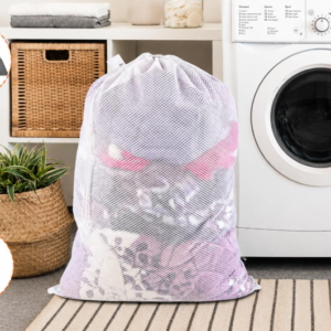 Heavy-Duty Diamond Mesh Laundry Bag