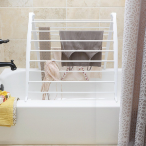 Compact Freestanding Folding Clothes Drying Rack