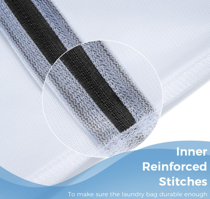 6-Piece Mesh Laundry Bags for Lingerie and Delicates - Image 2