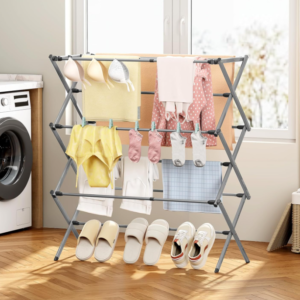 3-Tier Foldable Extendable Clothes Drying Rack